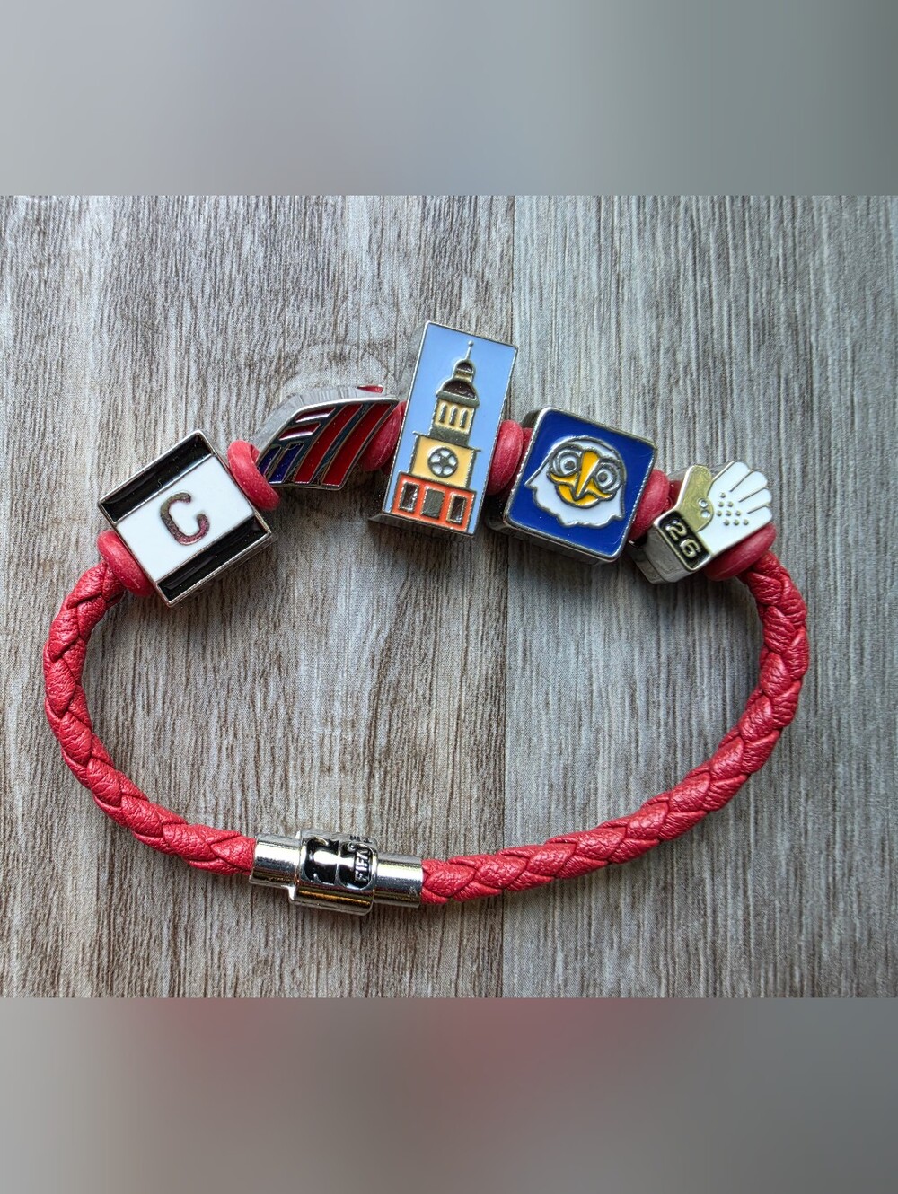 2026 World Cup Fifa Charm Bracelet Philadelphia Small Red Band